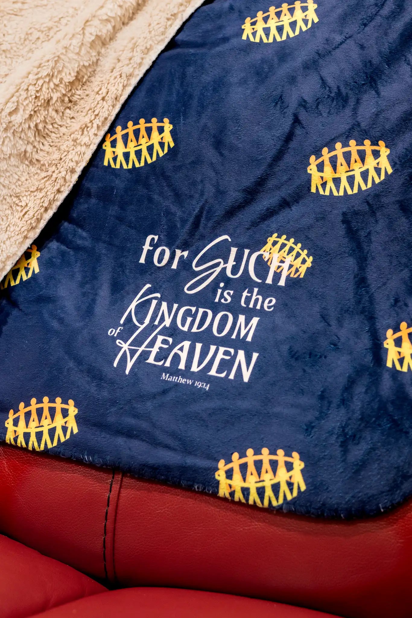 For Such Is The Kingdom Sherpa Blanket