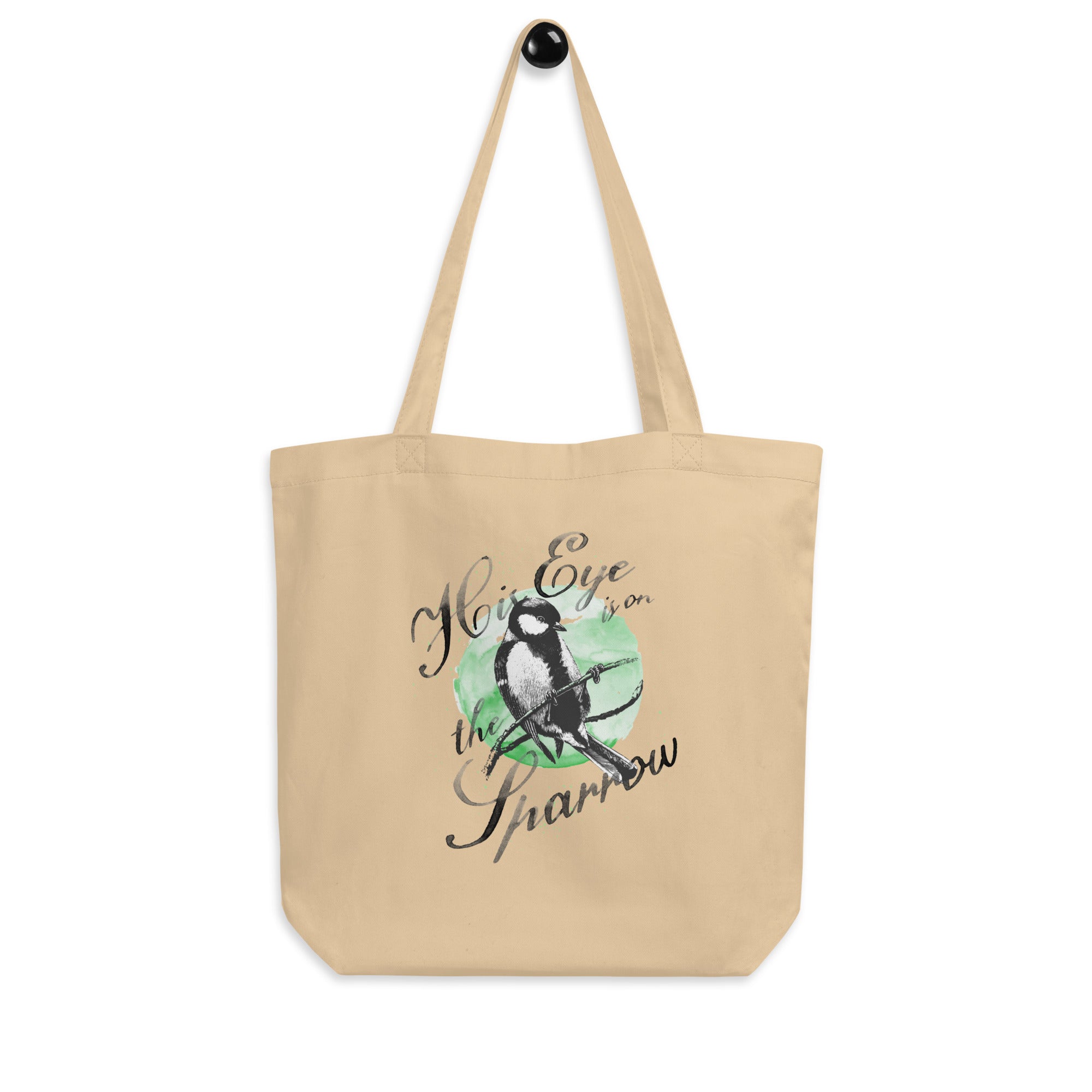 His Eye Is On The Sparrow Eco Tote Bag